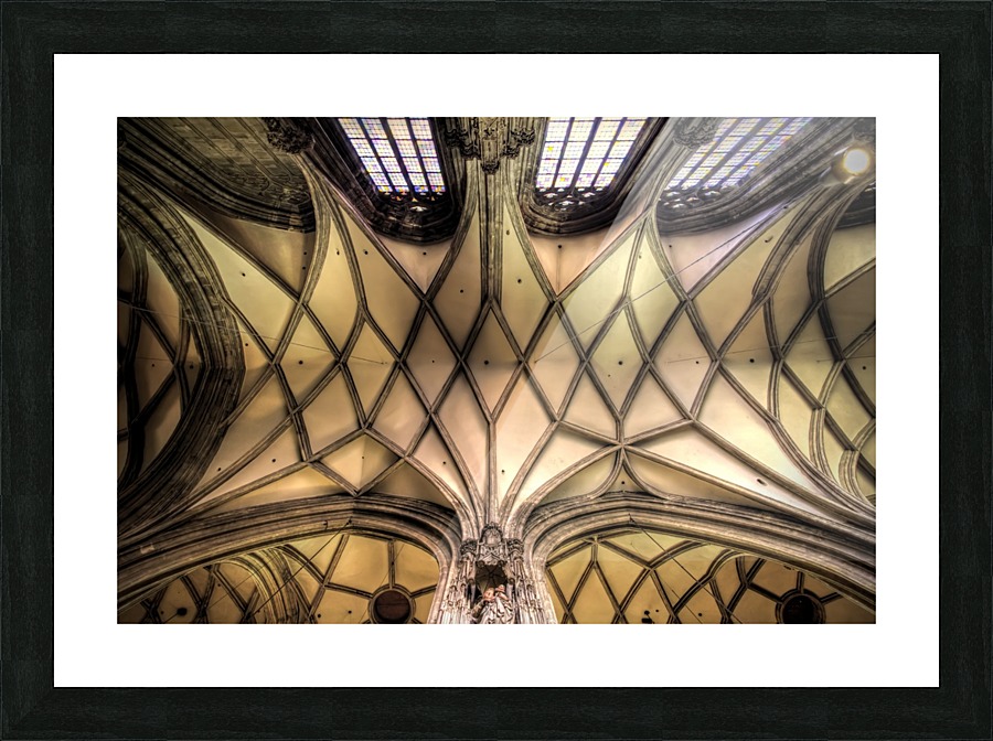 Cathedral Ceiling Picture Frame print