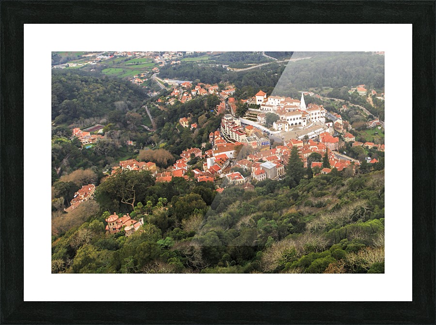 Sintra Town Picture Frame print