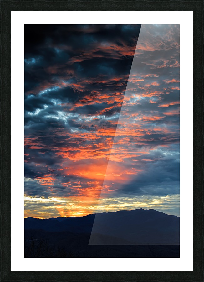 Clouds on Fire Picture Frame print