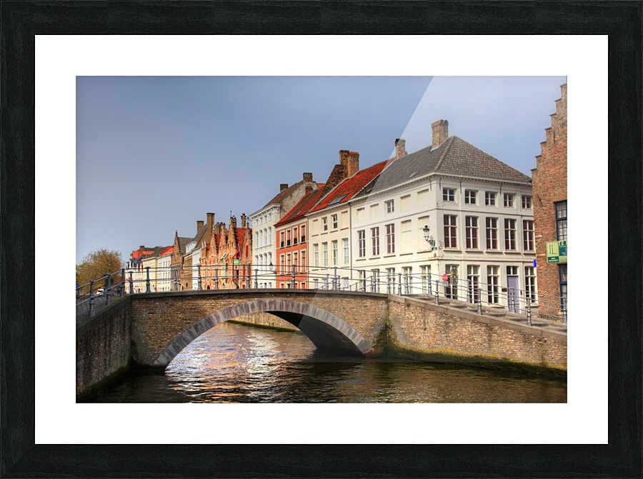 Bruges Bridges Picture Frame print
