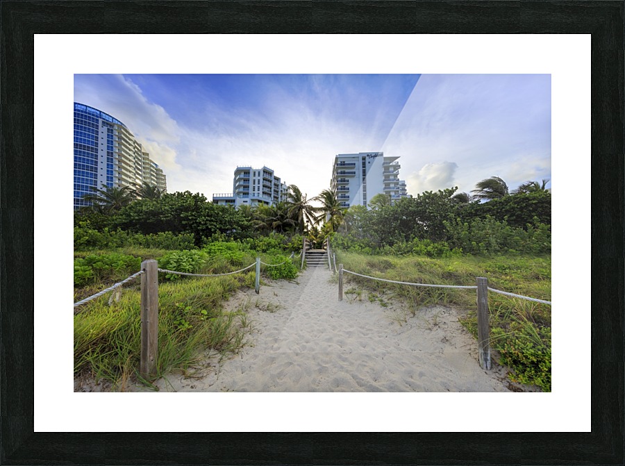 Miami Beach Picture Frame print