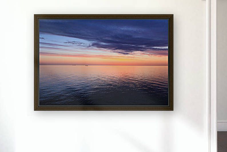 Baltic Sea Sunset Reproduction