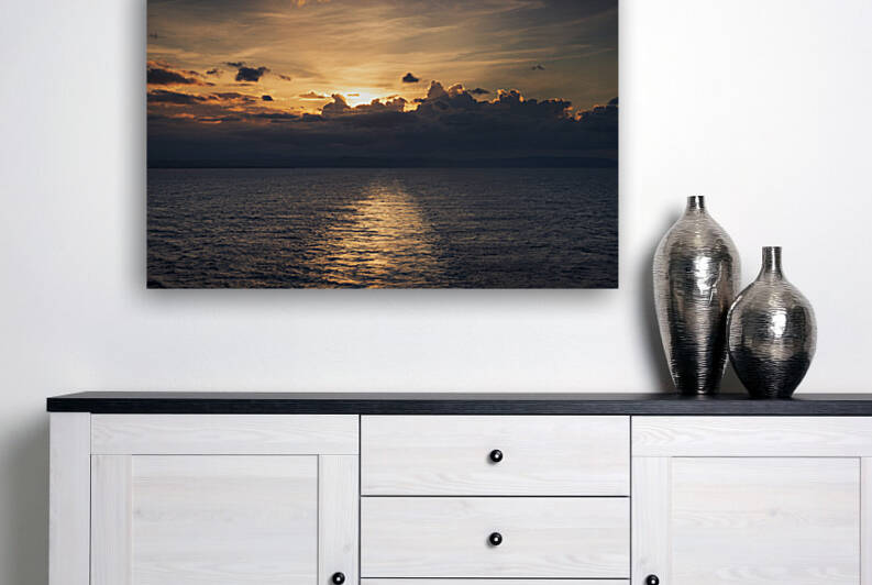 Naples Sunset Reproduction