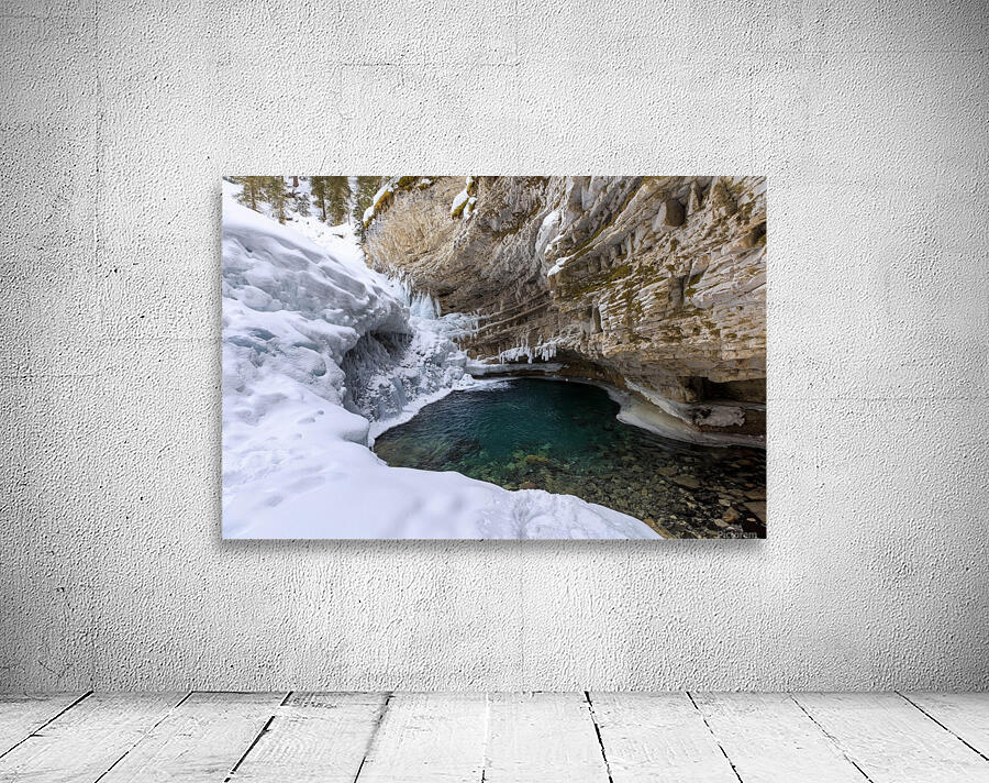 Frozen Waterfall Wall Preview
