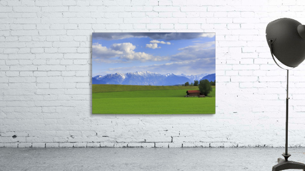Green Fields Wall Preview