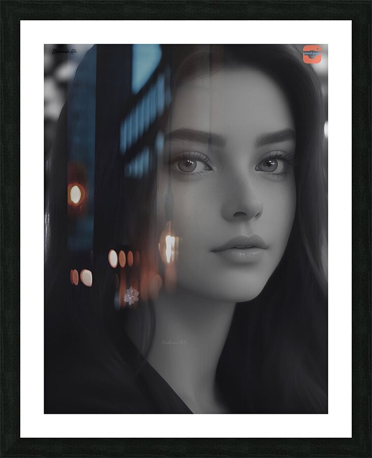 Enigmas Smile Picture Frame print