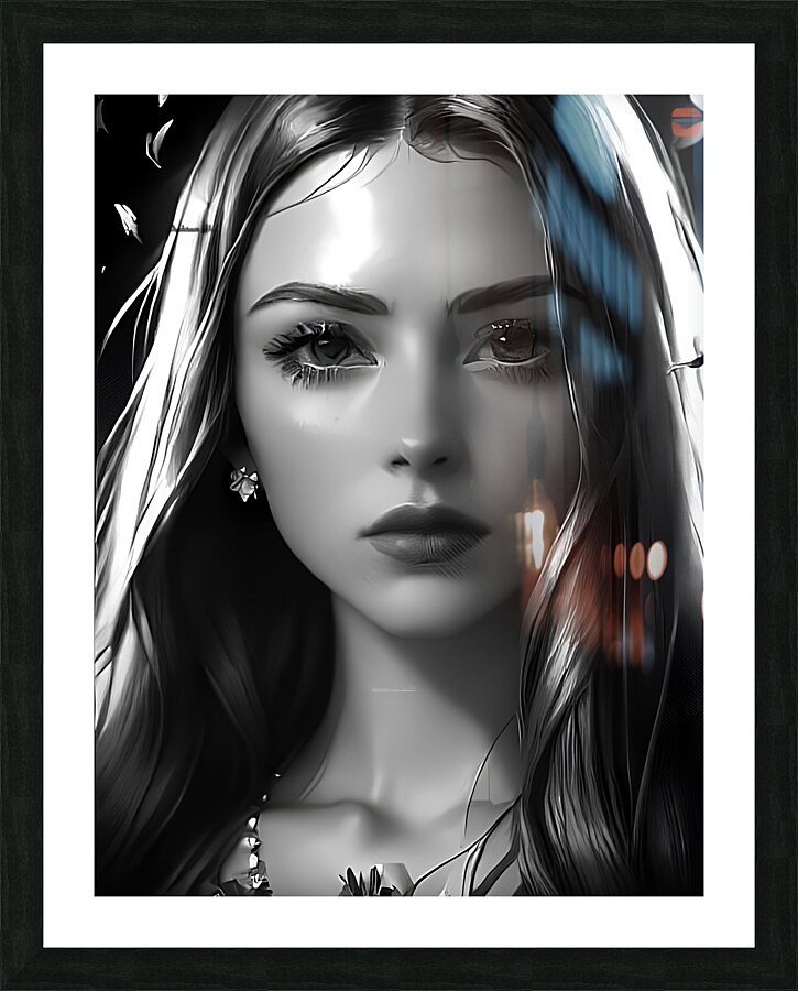 Innocence Unveiled Picture Frame print