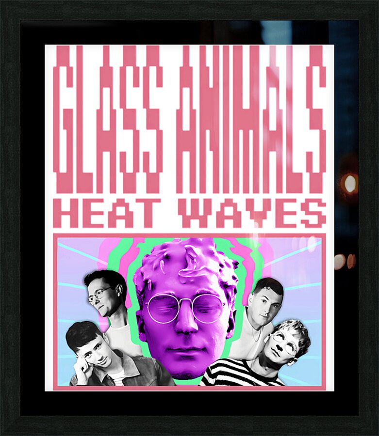 Glass Animals 9 Picture Frame print