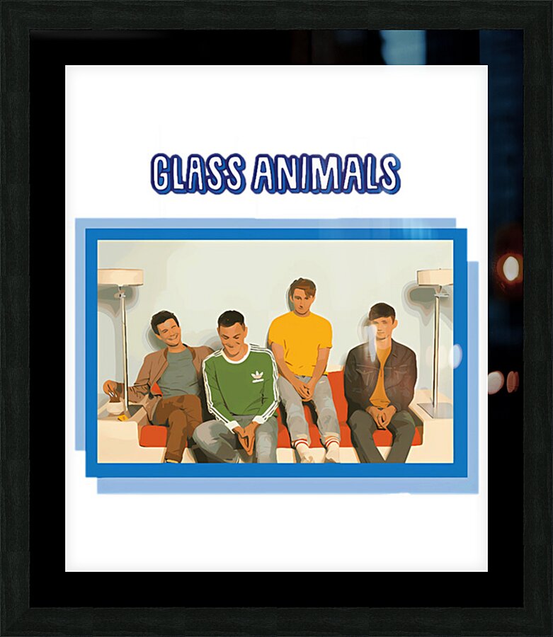 Glass Animals 48 Picture Frame print