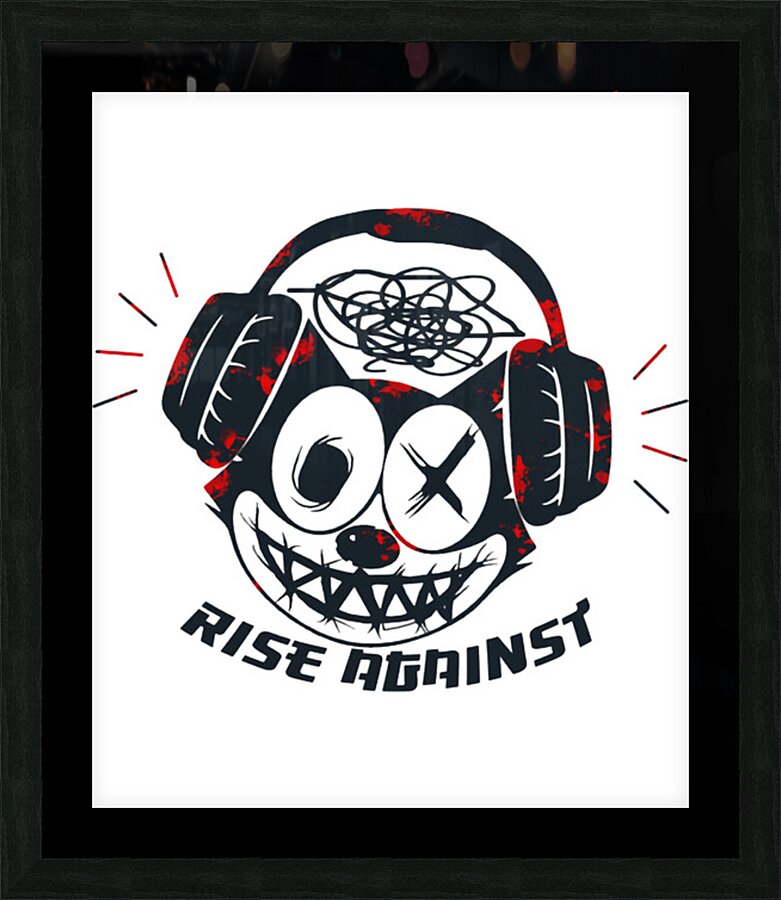 rise against 40 Picture Frame print