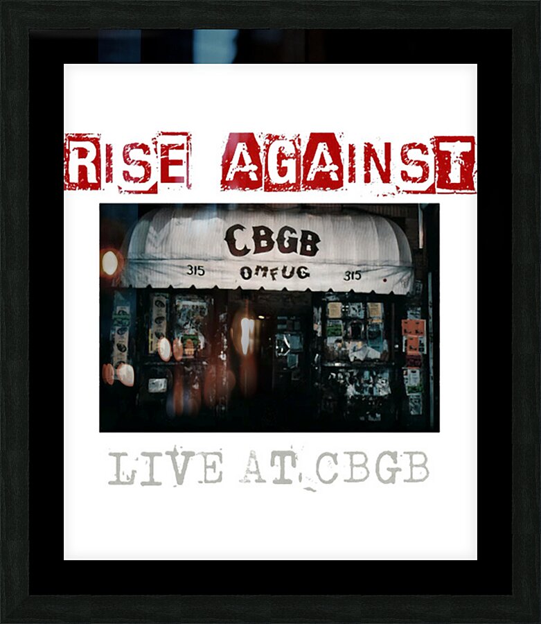 rise against 46 Picture Frame print