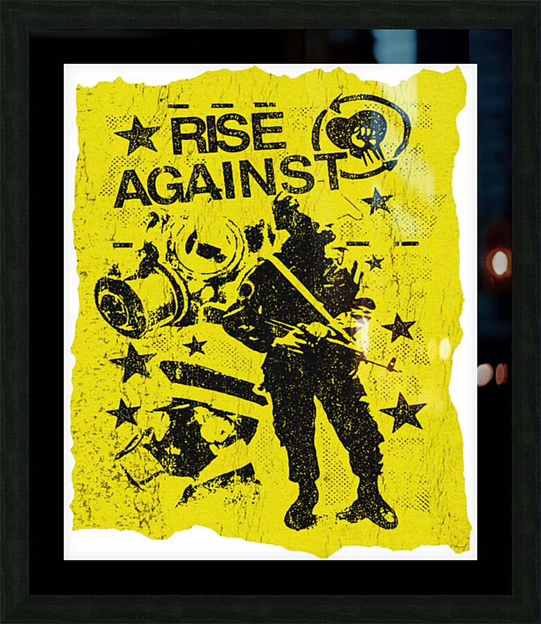 rise against 13 Picture Frame print