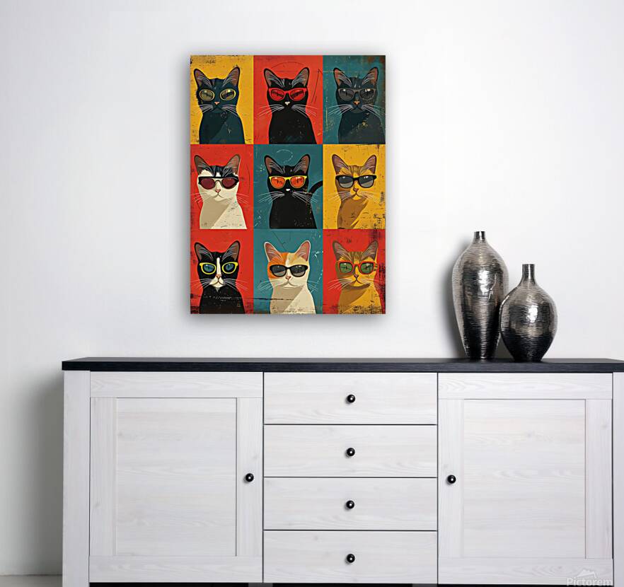 Fantastic Funky Cats  Reproduction