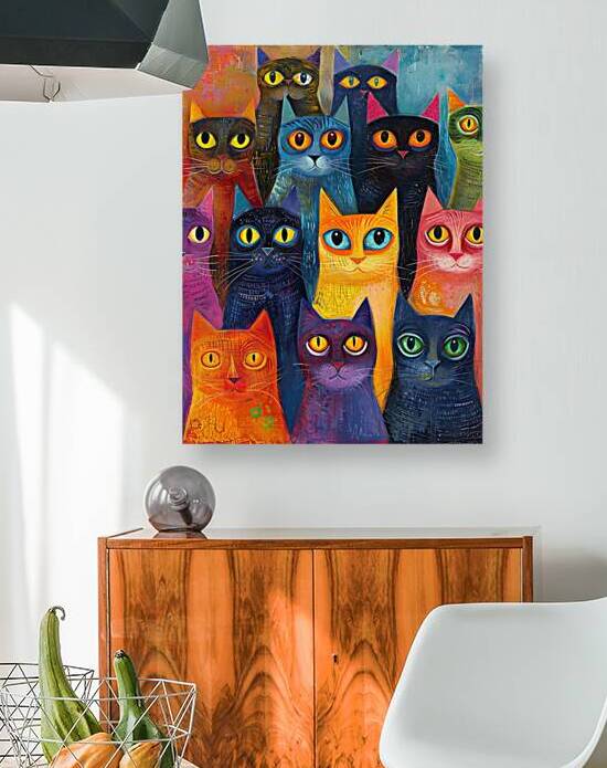 Fantastic Funky Cats  by decowallart