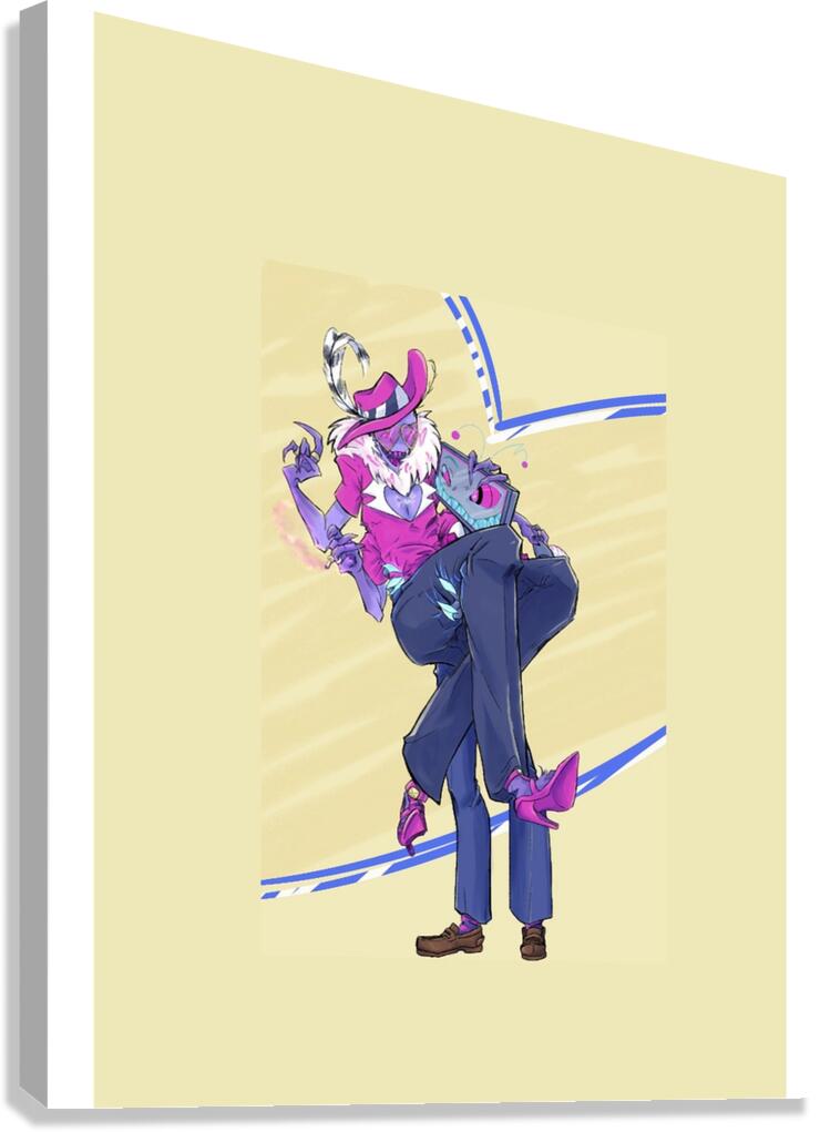 hazbin hotel 9 Canvas Print