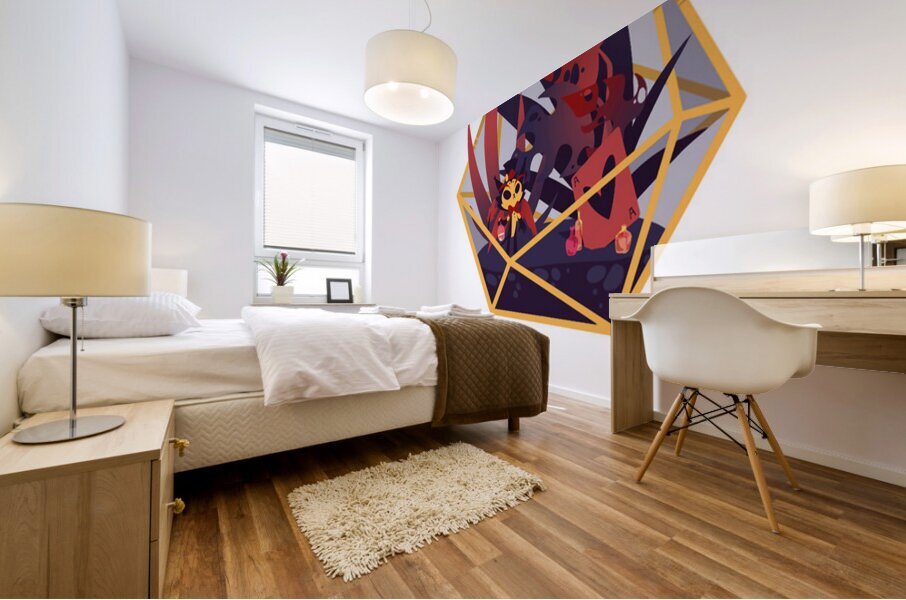 hazbin hotel 13 Mural print