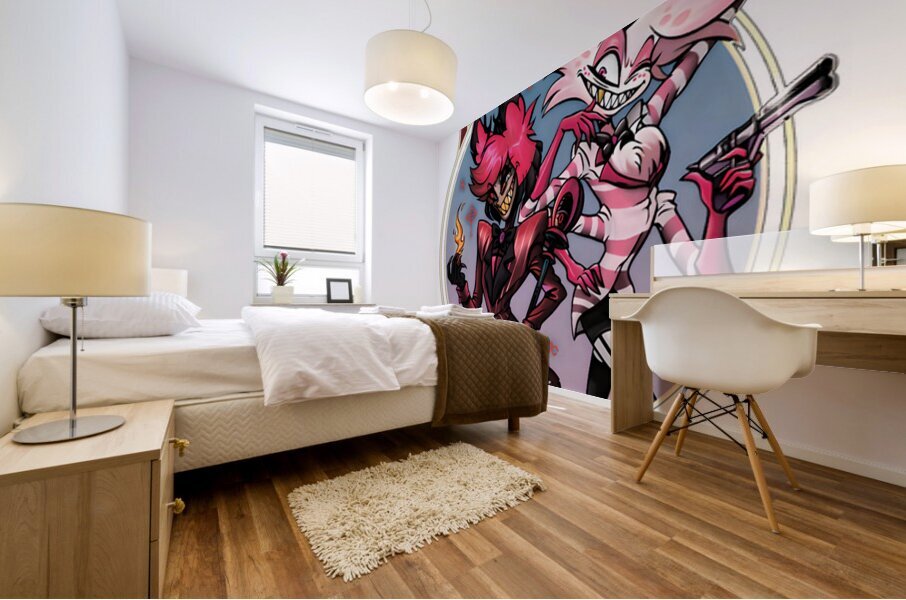 hazbin hotel 2 Mural print