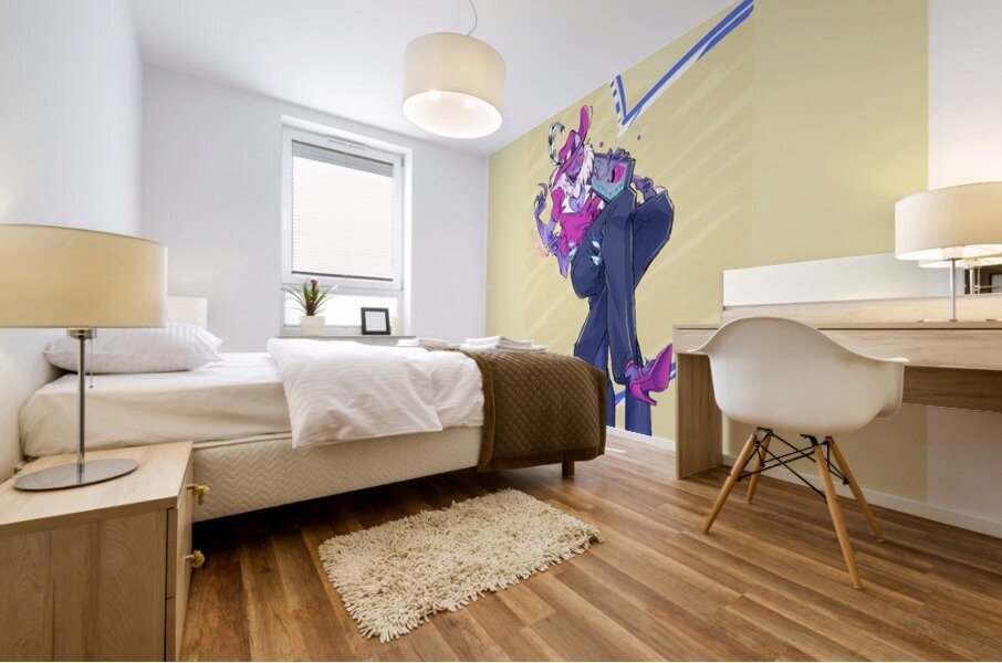 hazbin hotel 9 Mural print