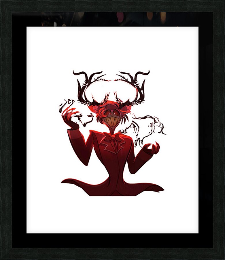 hazbin hotel 5 Picture Frame print