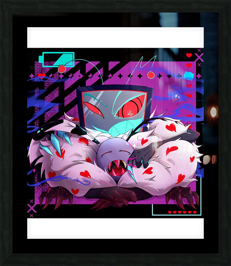 hazbin hotel 21 Picture Frame print