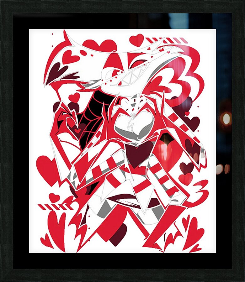 hazbin hotel 13 Picture Frame print