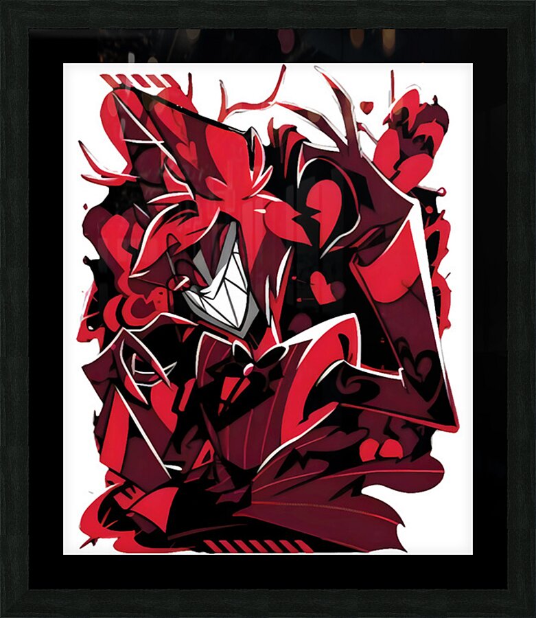 hazbin hotel 15 Picture Frame print
