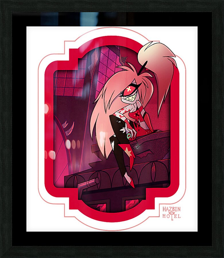 hazbin hotel 21 Picture Frame print