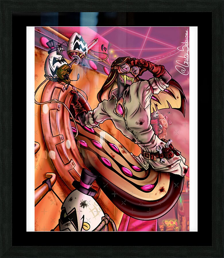 hazbin hotel 39 Picture Frame print