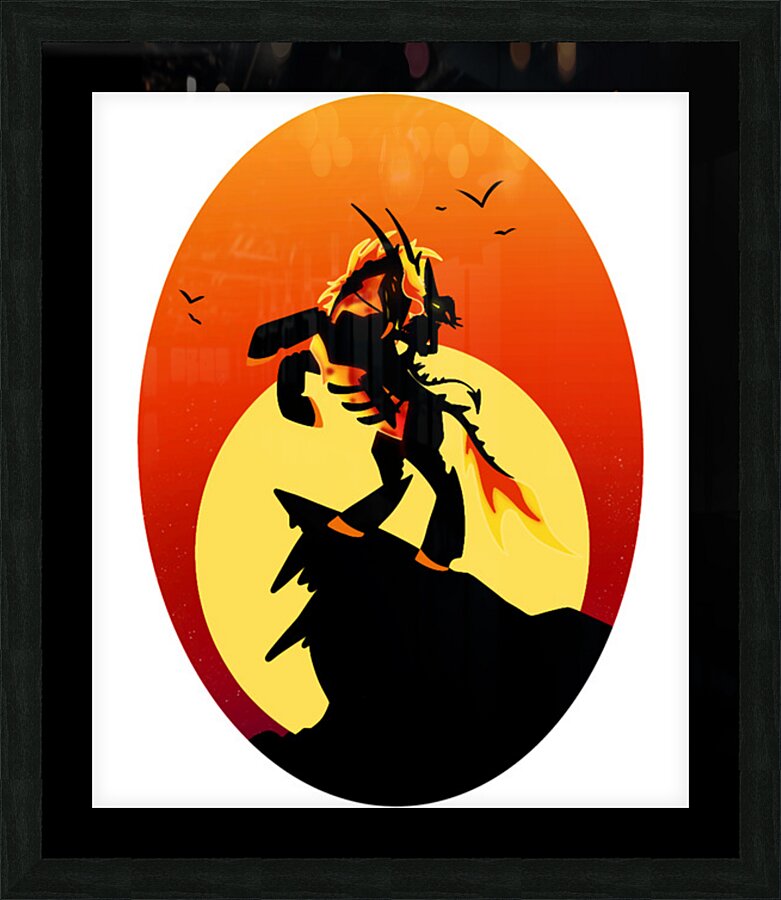 hazbin hotel 21 Picture Frame print