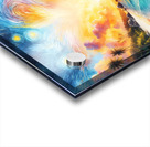 Celestial Dreamscape Wall Art - Captivating Starry Sky Painting Acrylic print