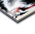 Glitch Art Horse  Bold Red & Black Abstract Art Print Digital Download Modern Wall Art for Home or Office Decor Acrylic print