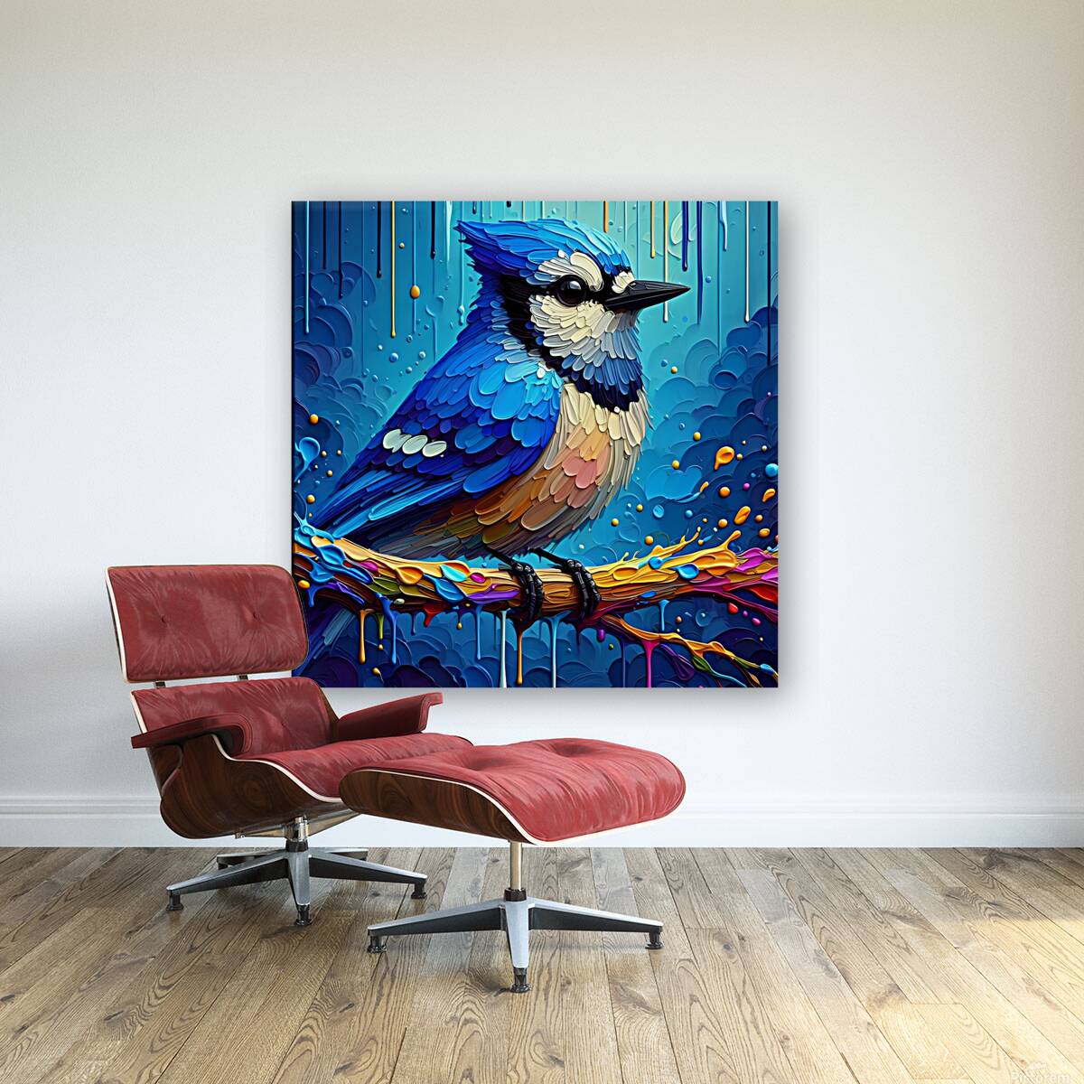 Blue Jay Painting Reproduction