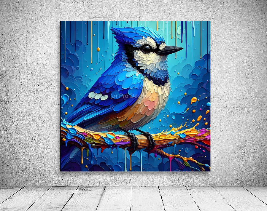 Blue Jay Painting Wall Preview