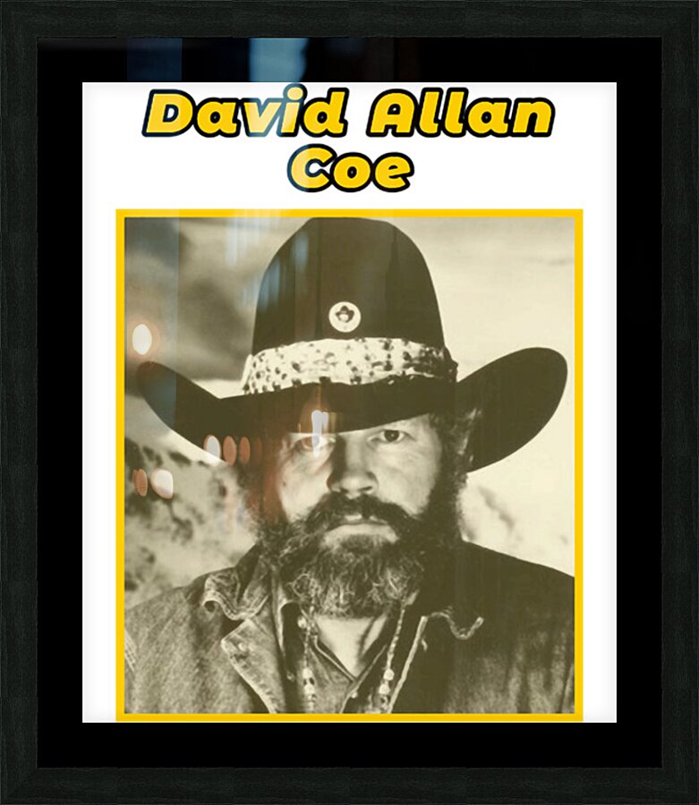 David Allan Coe 48 Picture Frame print
