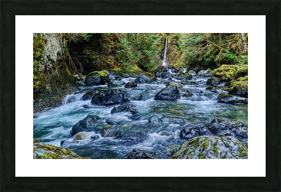 Rosewall Falls Picture Frame print