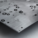 Silver  Rainbow Metal print