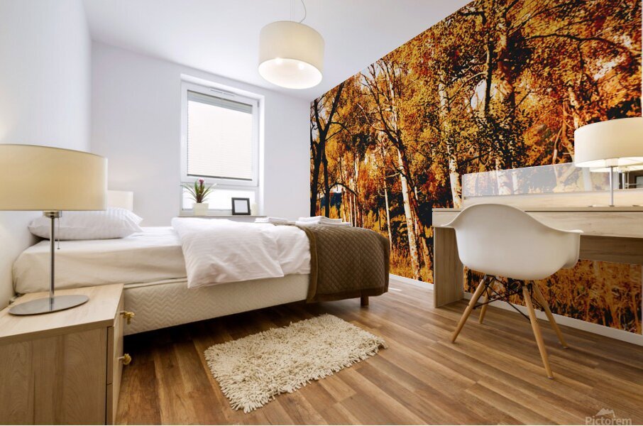The Haunted Hall Mural print