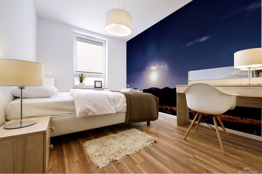 The Body of the Mountains Mural print