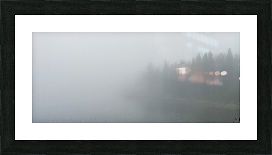 The Fog Claims the Lake Picture Frame print