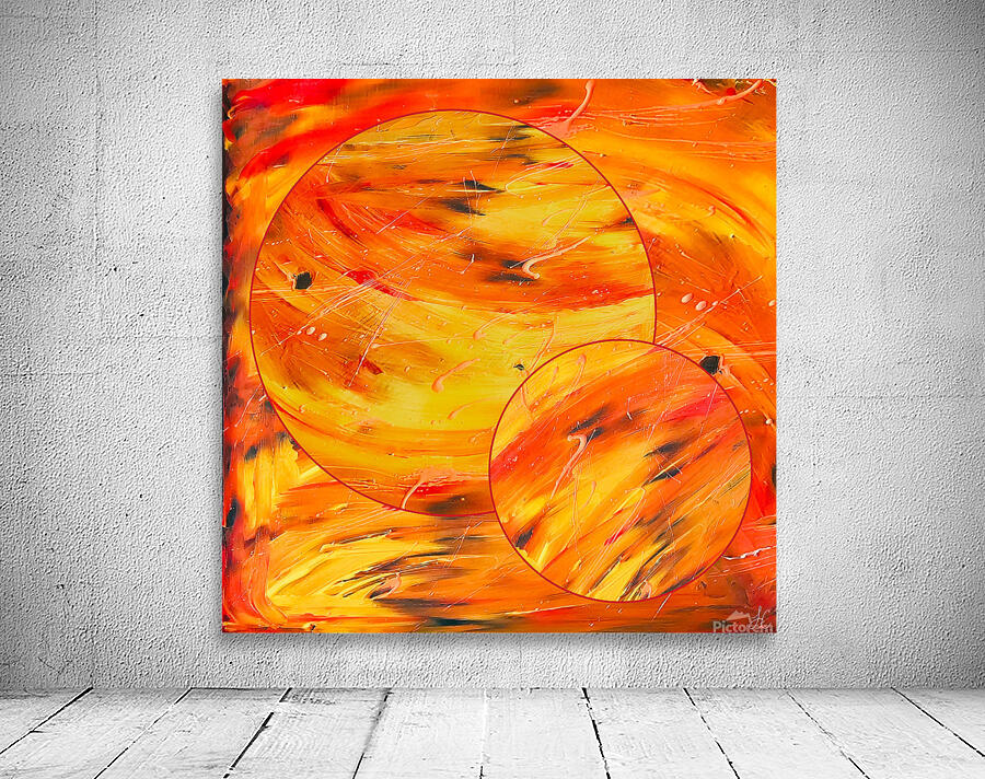 A Painted Orbit Wall Preview