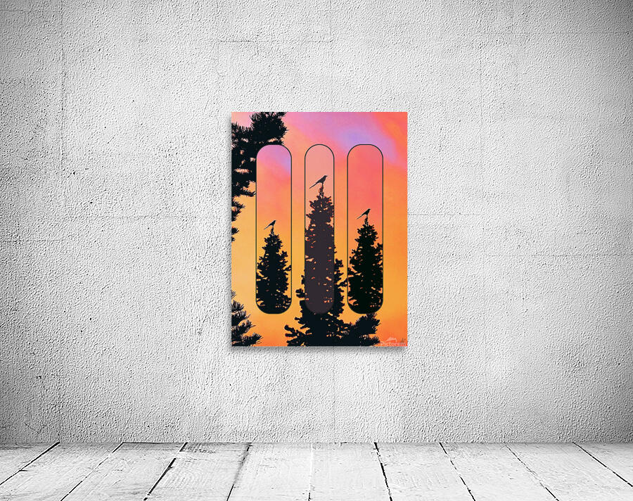 Retro Birds Wall Preview