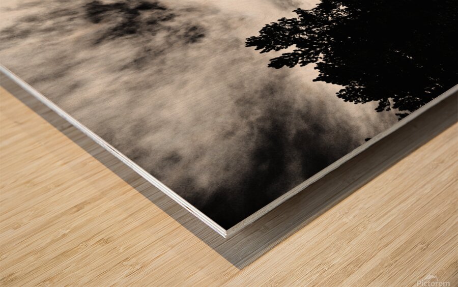 A Dark  Stormy Night Wood print