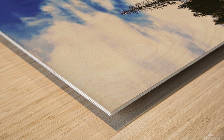 Pumpkin Vibes Wood print