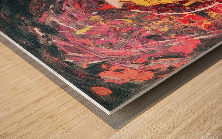 The Bullseye Wood print