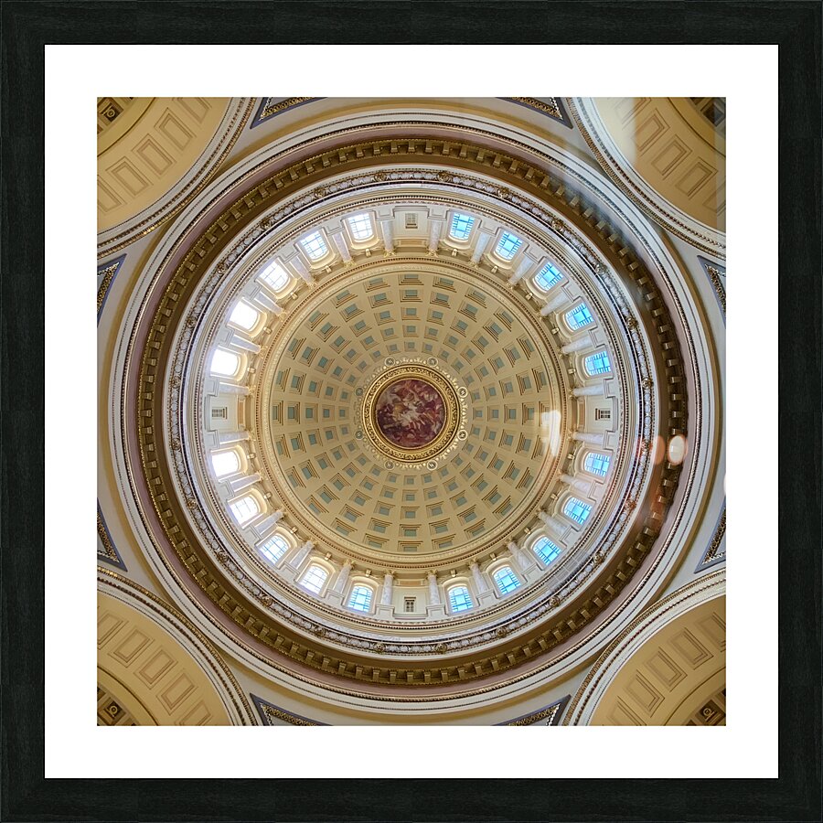 Wisconsin Capitol Rotunda I Picture Frame print