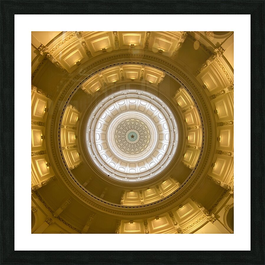 Texas Capitol Rotunda Picture Frame print