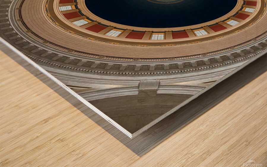West Virginia Capitol Rotunda Wood print