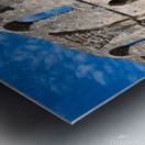 Ruins of Aulps Abbey in Alps Metal print