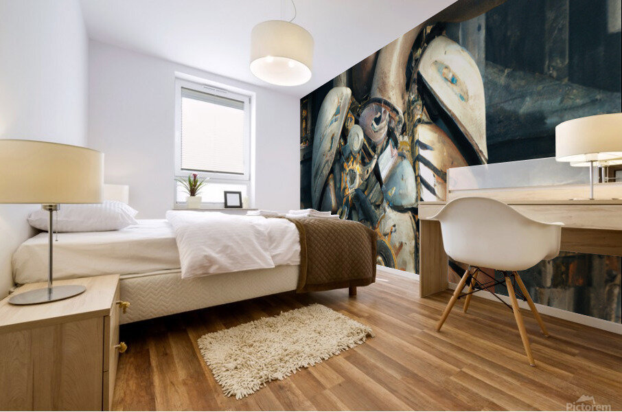 pierced heart Mural print
