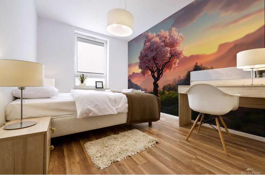 sakura Tree  Mural print